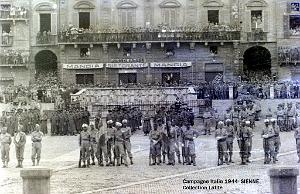 CAMPAGNE D ITALIE 1944 SIENNE  14 JUILLET   (2)